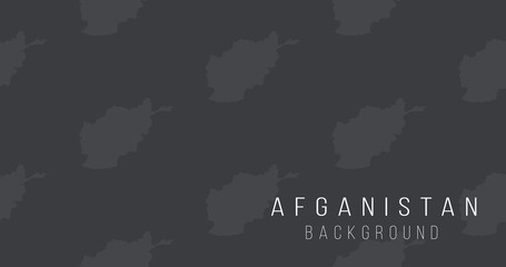 Obraz premium Afganistan map pattern background. The country in the form of borders. Stock vector illustration isolated on black background.