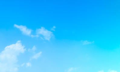 blue sky with beautiful natural white clouds	
