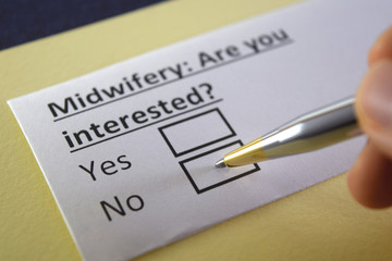One person is answering question about midwifery.