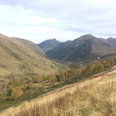 Fototapeta premium Mountain Landscape near Ciñera, León. Summer 2016.