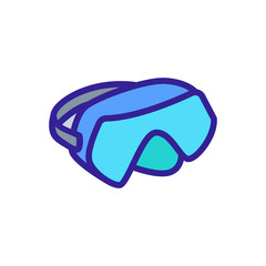 nose mask icon vector. nose mask sign. color symbol illustration