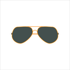 typical police glasses. Illustration for web and mobile design.