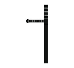 nightstick. Illustration for web and mobile design.
