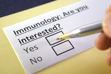 One person is answering question about immunology.