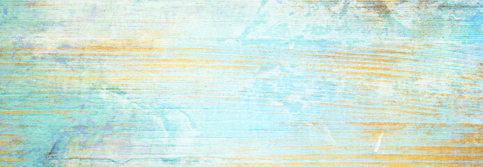 Light blue grunge wood planks background