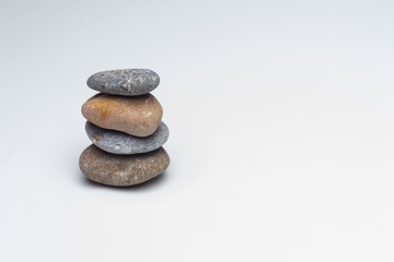 Fototapeta na wymiar Small stones on background