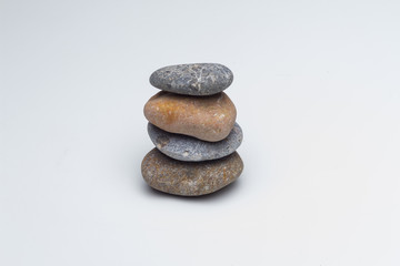 Small stones on background