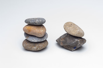 Small stones on background