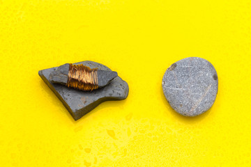 Fototapeta premium Small stones on background