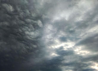 storm clouds in sky