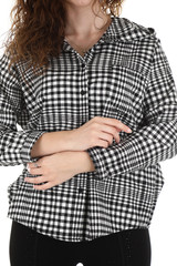 women shirt shoot in studio