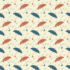 Seamless umbrella pattern