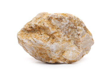 Rock, stone isolated on white background