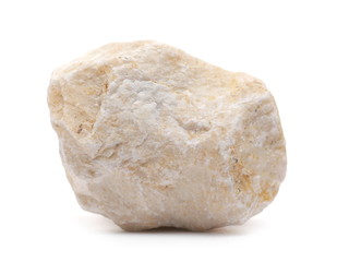 Rock, stone isolated on white background