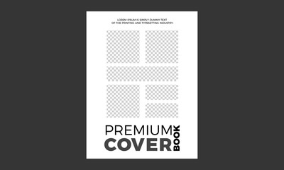 Premium Book Cover, Magazine Cover Page Design