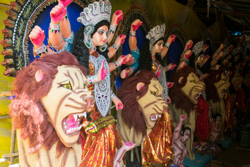Nav Durga Navratri celebration india  Happy Durga Puja festival 