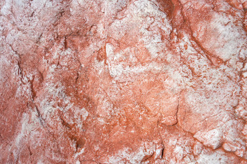 Fototapeta premium Marble texture with natural pattern. A natural stone. White, coral marble background for design.