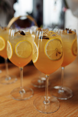 cocktail with orange