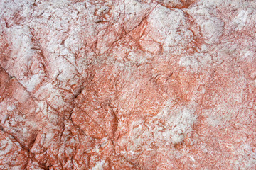 Marble texture with natural pattern. A natural stone. White, coral marble background for design.
