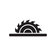 Sawmill icon design template vector isolated