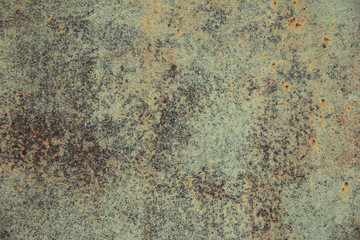 background rusty wall spliced with corrosion
