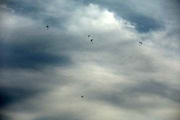 Gleitschirmflieger Paraglider 