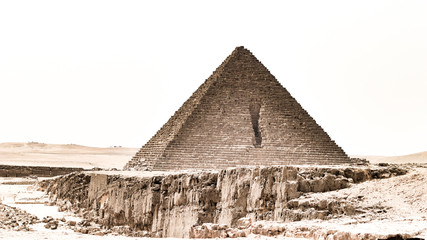 The Pyramid at Giza, Cairo, Egypt