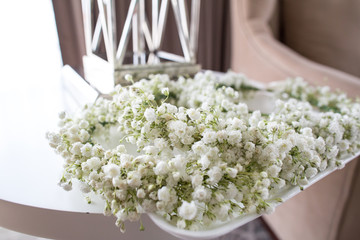 bouquet of white flowers
