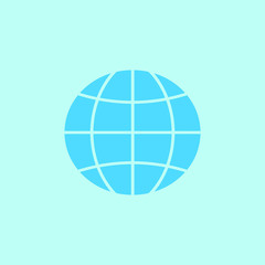 Globe world travel vector icon