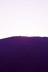 mountains near Mtskheta town in country Georgia