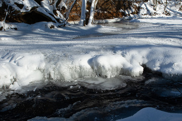 Eiskristall, Winterlandschaft, Himmel