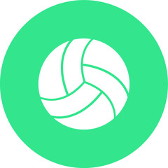 Volleyball summer beach vector icon