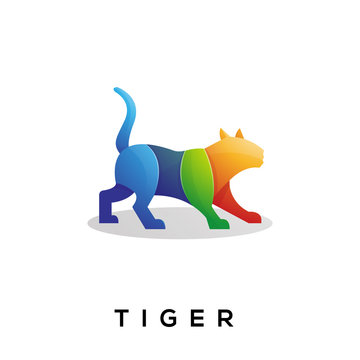 colorful tiger logo