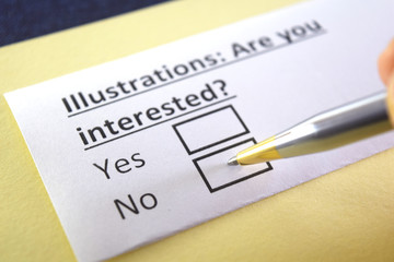 One person is answering question about illustration.