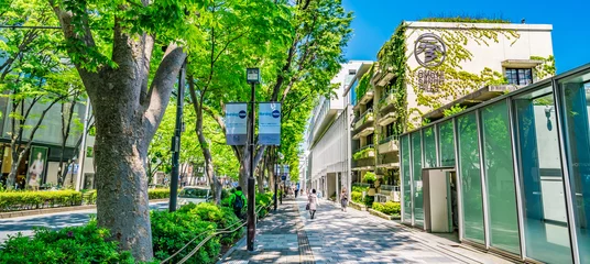 Fotobehang 東京 青山 表参道 ~ Omotesando, the most fashionable street in Tokyo, Japan ~ © 拓也 神崎