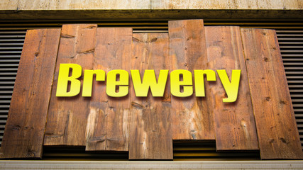 Street Sign to Brewery