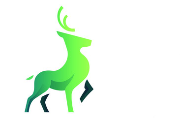 deer logo art