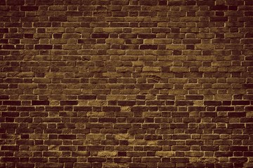 Red brick wall texture. Old rough brickwork. Retro grunge background