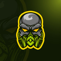 Skull mask Logo