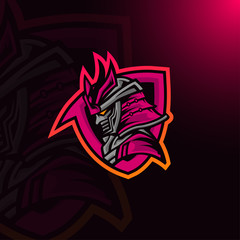 Fototapeta premium Samurai Mascot illustration
