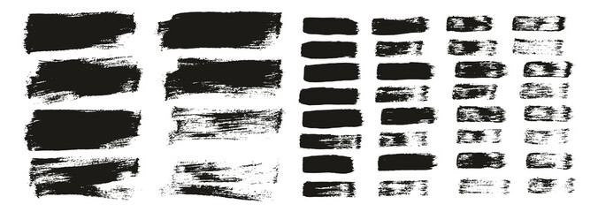 Flat Paint Brush Thin Short Background & Straight Lines Mix High Detail Abstract Vector Background Mix Set 