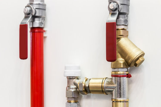 distribution of pipes in the water supply system