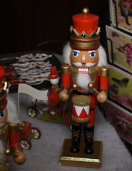 Army of Nutcrackers for sale during Christmas festival fair in Vienna, Austria.
