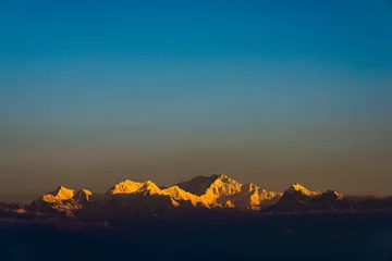 Cercles muraux Kangchenjunga haut de Кanchenjunga vue de Darjeeling