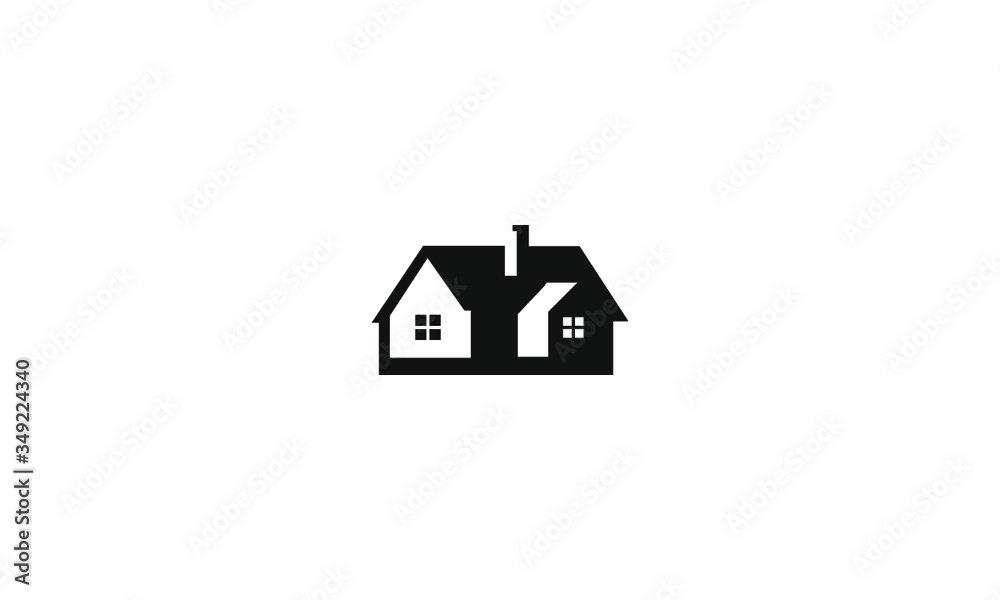 Wall mural house logo icon  design vector