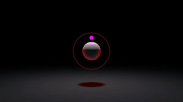 Design animation on a space theme. Seamless loop.