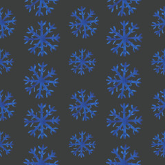 Fototapeta na wymiar Snowflakes background isolated on white
