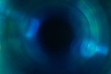 Macro fluid, abstract blue background as eye.