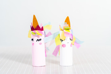 Toilet paper roll crafts unicorn