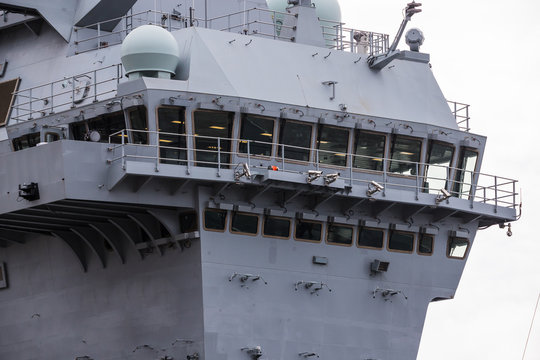 Bridge On The Front Island Of HMS Prince Of Wales